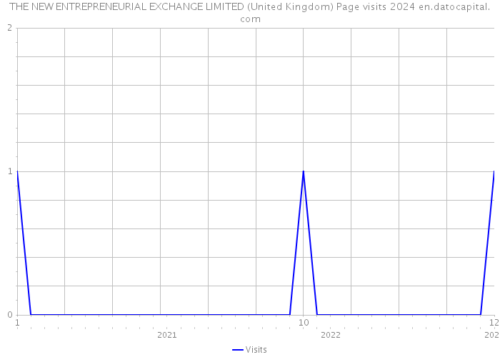THE NEW ENTREPRENEURIAL EXCHANGE LIMITED (United Kingdom) Page visits 2024 