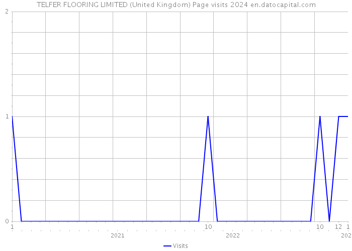 TELFER FLOORING LIMITED (United Kingdom) Page visits 2024 