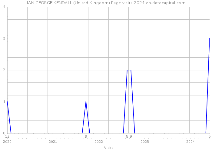 IAN GEORGE KENDALL (United Kingdom) Page visits 2024 