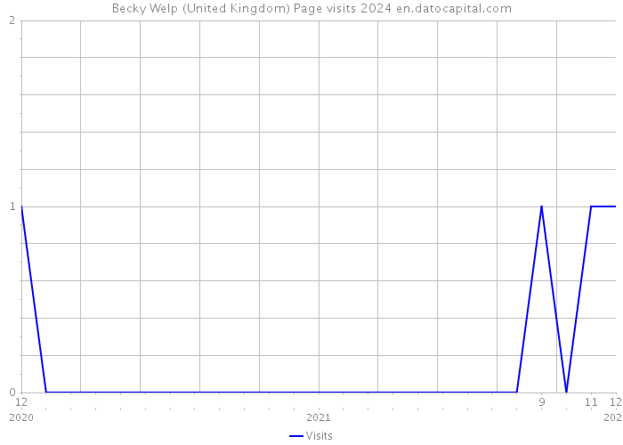 Becky Welp (United Kingdom) Page visits 2024 