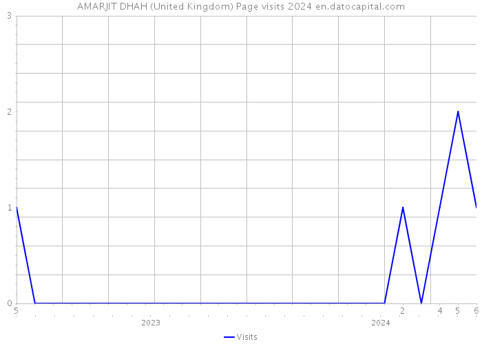 AMARJIT DHAH (United Kingdom) Page visits 2024 
