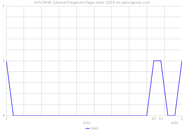 AVV DINO (United Kingdom) Page visits 2024 