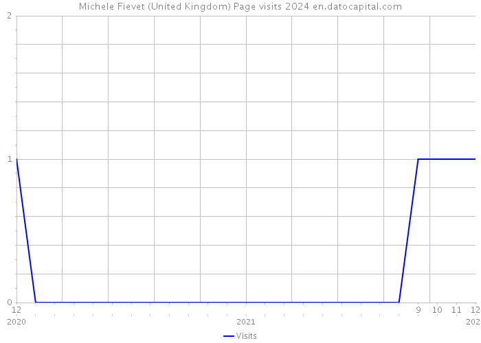 Michele Fievet (United Kingdom) Page visits 2024 