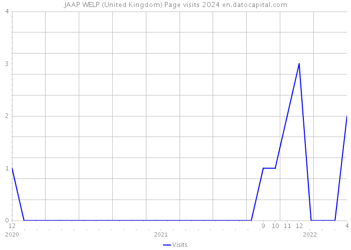 JAAP WELP (United Kingdom) Page visits 2024 