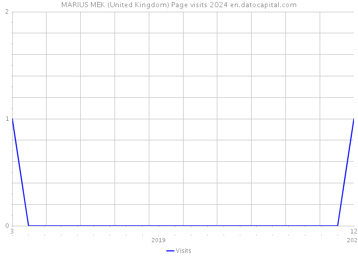 MARIUS MEK (United Kingdom) Page visits 2024 