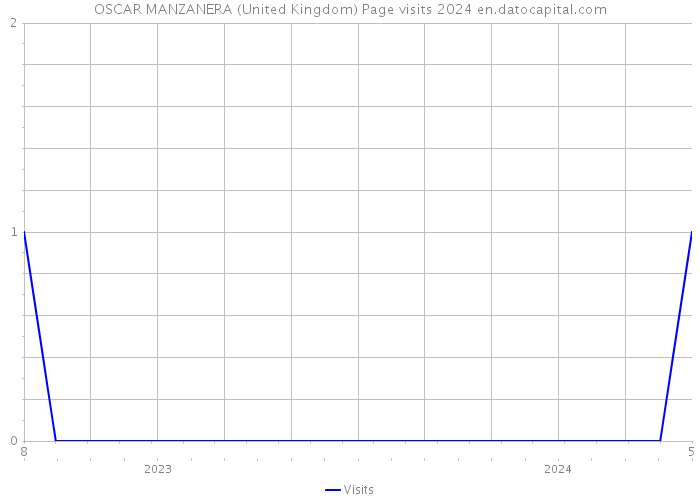 OSCAR MANZANERA (United Kingdom) Page visits 2024 