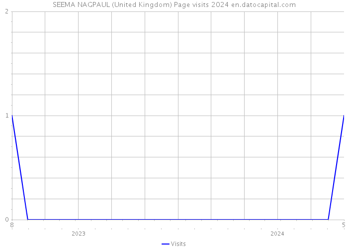 SEEMA NAGPAUL (United Kingdom) Page visits 2024 