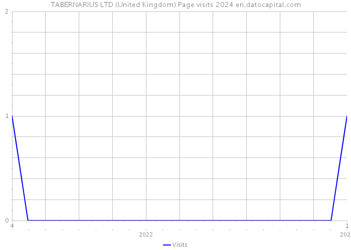TABERNARIUS LTD (United Kingdom) Page visits 2024 