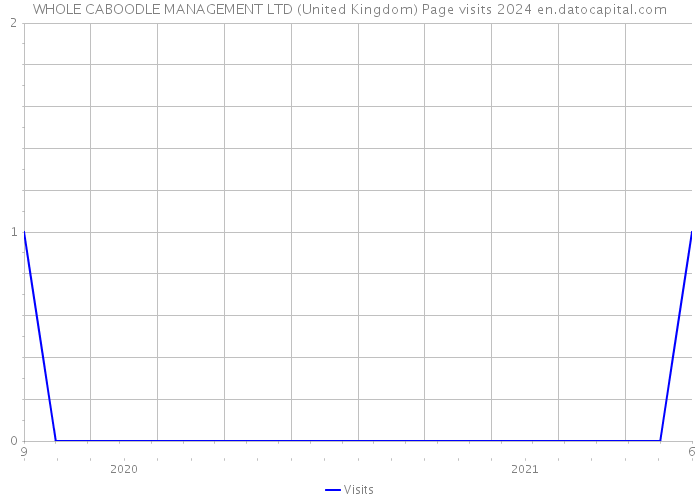 WHOLE CABOODLE MANAGEMENT LTD (United Kingdom) Page visits 2024 