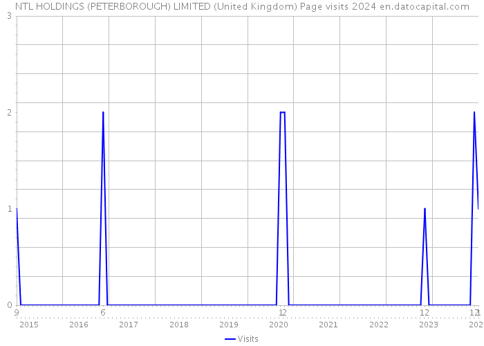 NTL HOLDINGS (PETERBOROUGH) LIMITED (United Kingdom) Page visits 2024 