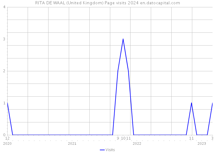 RITA DE WAAL (United Kingdom) Page visits 2024 