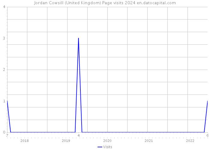 Jordan Cowsill (United Kingdom) Page visits 2024 