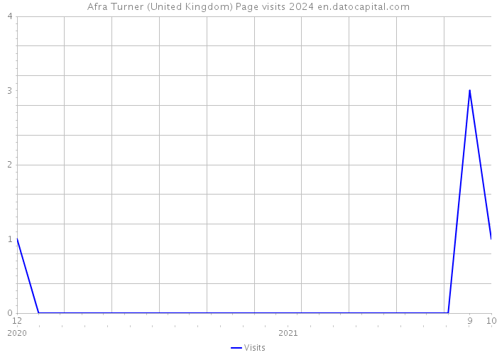 Afra Turner (United Kingdom) Page visits 2024 