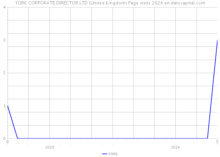 YORK CORPORATE DIRECTOR LTD (United Kingdom) Page visits 2024 