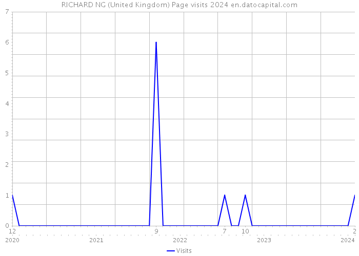 RICHARD NG (United Kingdom) Page visits 2024 