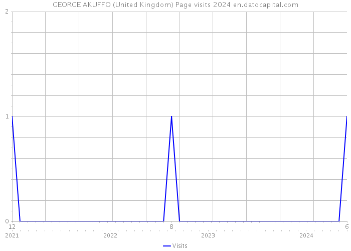 GEORGE AKUFFO (United Kingdom) Page visits 2024 