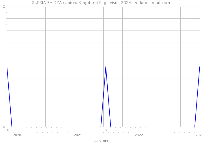 SUPRIA BAIDYA (United Kingdom) Page visits 2024 