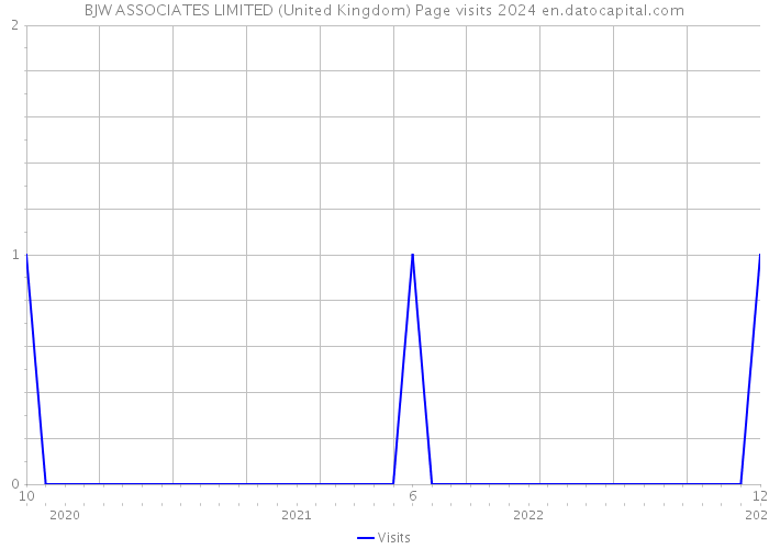 BJW ASSOCIATES LIMITED (United Kingdom) Page visits 2024 