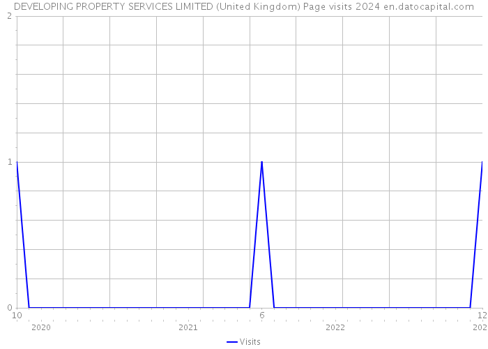 DEVELOPING PROPERTY SERVICES LIMITED (United Kingdom) Page visits 2024 