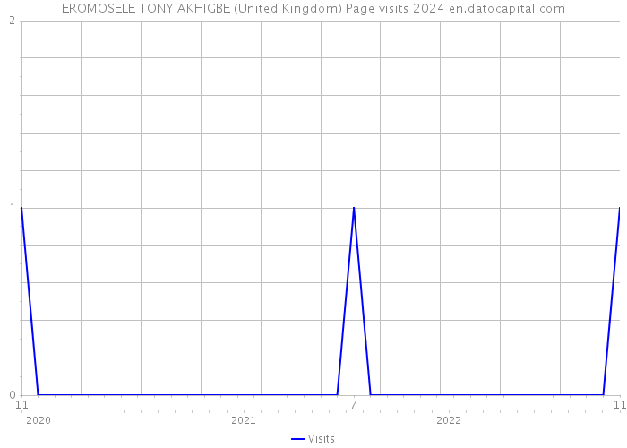 EROMOSELE TONY AKHIGBE (United Kingdom) Page visits 2024 