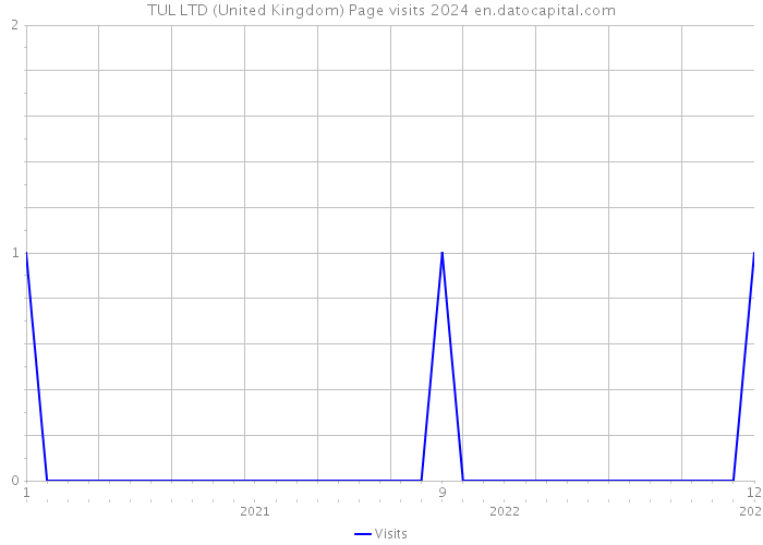 TUL LTD (United Kingdom) Page visits 2024 