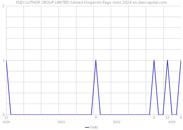 FLEX LUTHOR GROUP LIMITED (United Kingdom) Page visits 2024 