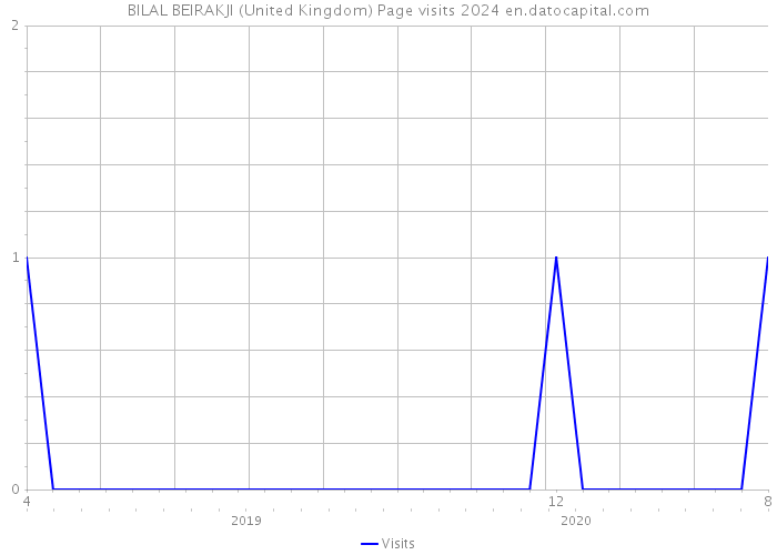 BILAL BEIRAKJI (United Kingdom) Page visits 2024 