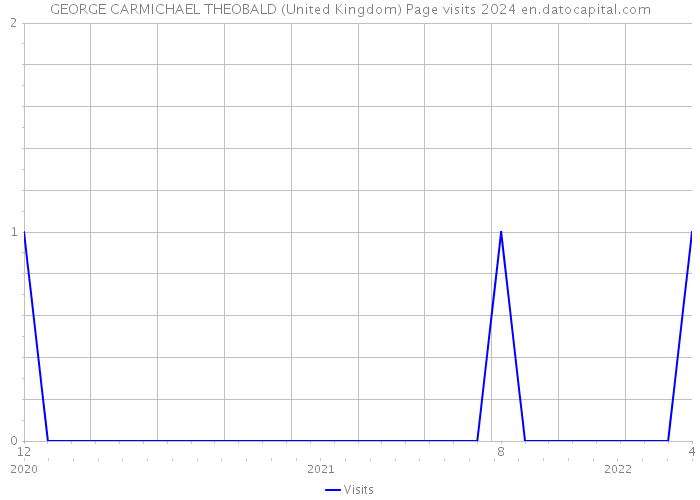 GEORGE CARMICHAEL THEOBALD (United Kingdom) Page visits 2024 