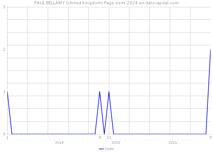 PAUL BELLAMY (United Kingdom) Page visits 2024 