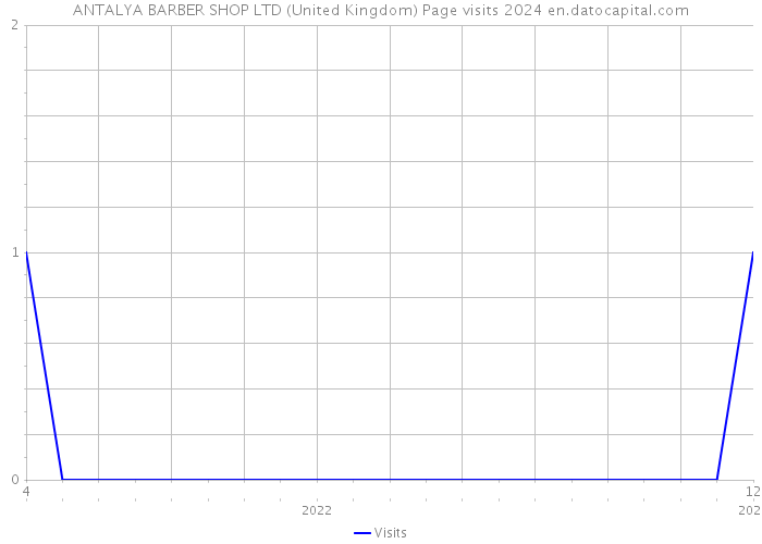 ANTALYA BARBER SHOP LTD (United Kingdom) Page visits 2024 