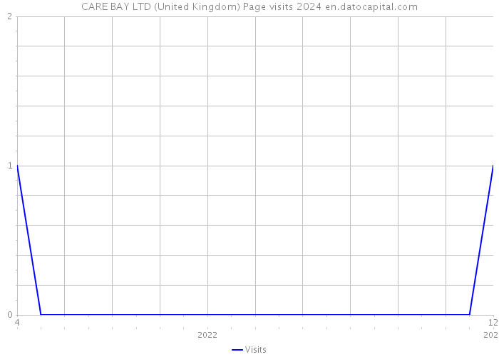 CARE BAY LTD (United Kingdom) Page visits 2024 