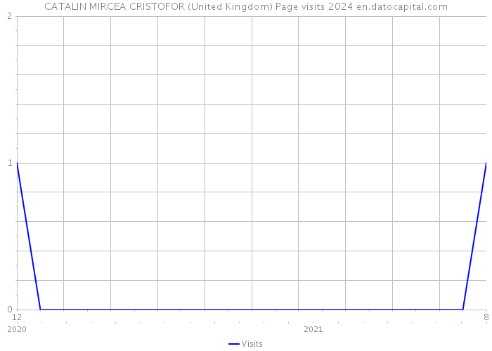CATALIN MIRCEA CRISTOFOR (United Kingdom) Page visits 2024 