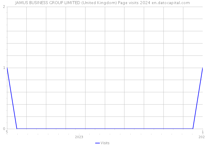JAMUS BUSINESS GROUP LIMITED (United Kingdom) Page visits 2024 