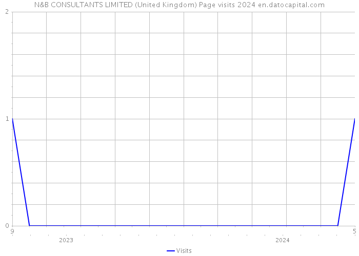 N&B CONSULTANTS LIMITED (United Kingdom) Page visits 2024 