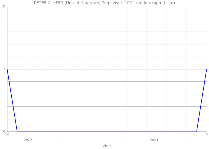 PETER CLABER (United Kingdom) Page visits 2024 