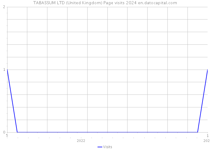 TABASSUM LTD (United Kingdom) Page visits 2024 