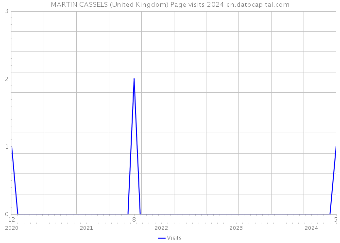 MARTIN CASSELS (United Kingdom) Page visits 2024 