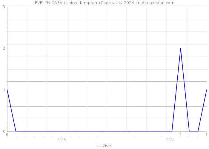 EVELYN GASA (United Kingdom) Page visits 2024 