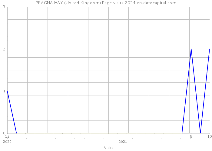 PRAGNA HAY (United Kingdom) Page visits 2024 