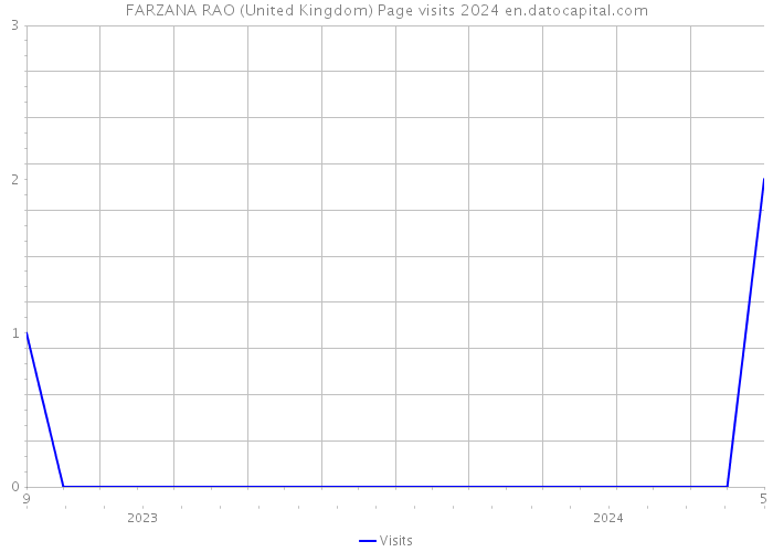 FARZANA RAO (United Kingdom) Page visits 2024 