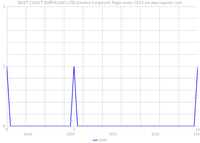 EAST COAST SURFACING LTD (United Kingdom) Page visits 2024 