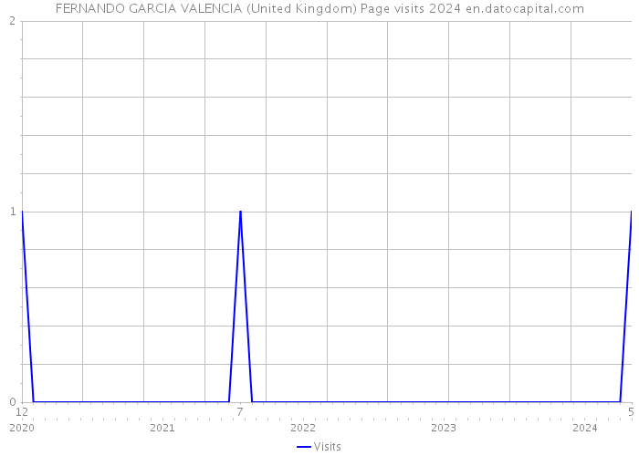 FERNANDO GARCIA VALENCIA (United Kingdom) Page visits 2024 