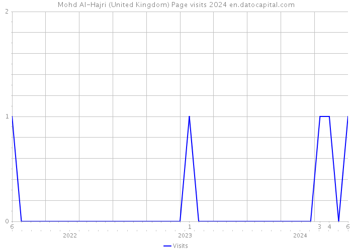 Mohd Al-Hajri (United Kingdom) Page visits 2024 