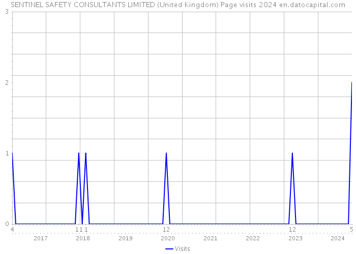 SENTINEL SAFETY CONSULTANTS LIMITED (United Kingdom) Page visits 2024 