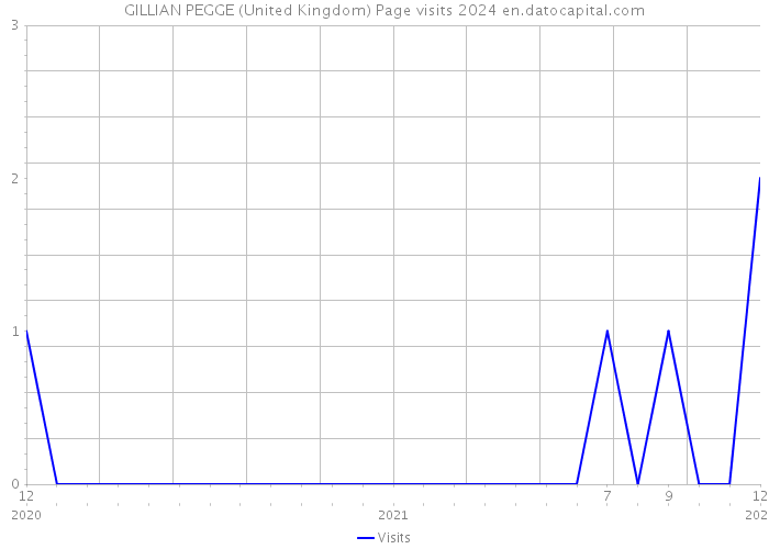 GILLIAN PEGGE (United Kingdom) Page visits 2024 
