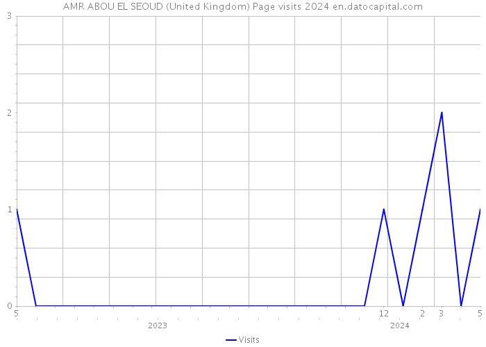 AMR ABOU EL SEOUD (United Kingdom) Page visits 2024 