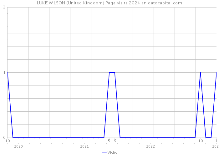LUKE WILSON (United Kingdom) Page visits 2024 