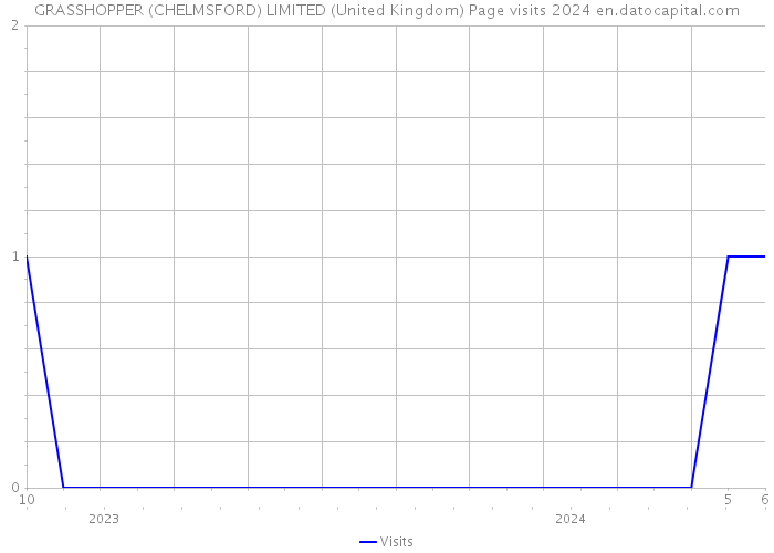 GRASSHOPPER (CHELMSFORD) LIMITED (United Kingdom) Page visits 2024 