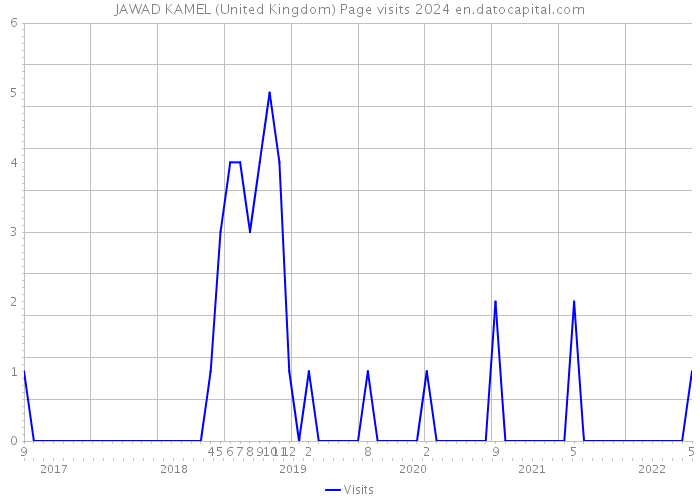 JAWAD KAMEL (United Kingdom) Page visits 2024 