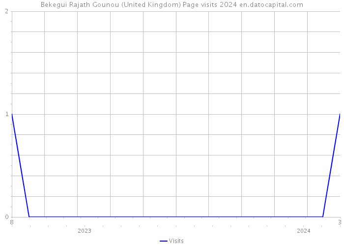 Bekegui Rajath Gounou (United Kingdom) Page visits 2024 
